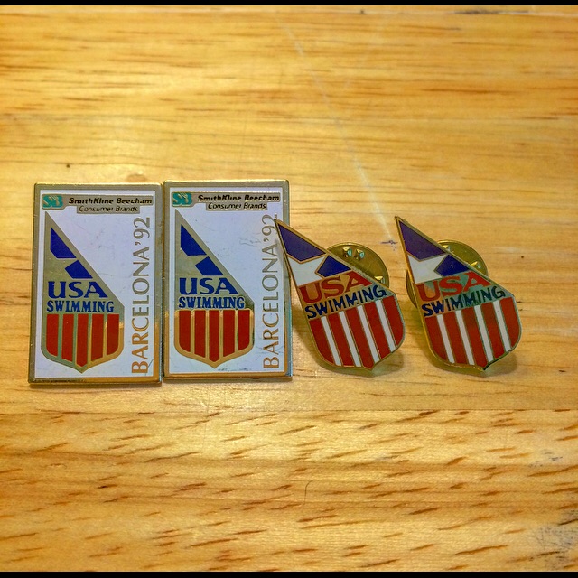 Us Olympic Swimming Pins 1992 Us Olympic Swimming Pins 1992